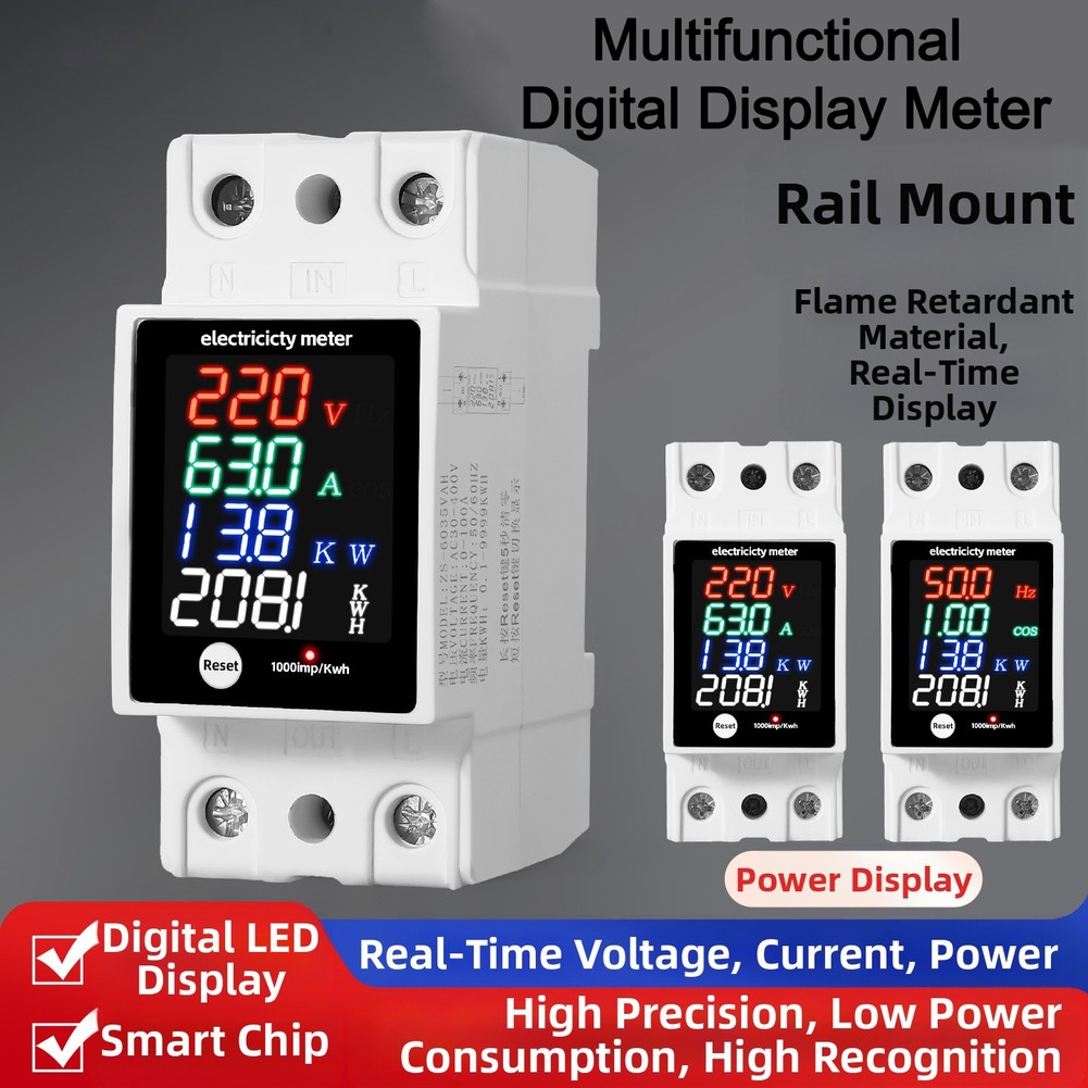 Medidor de electricidad de Fac - Energy Monitor Meter reseña y precio