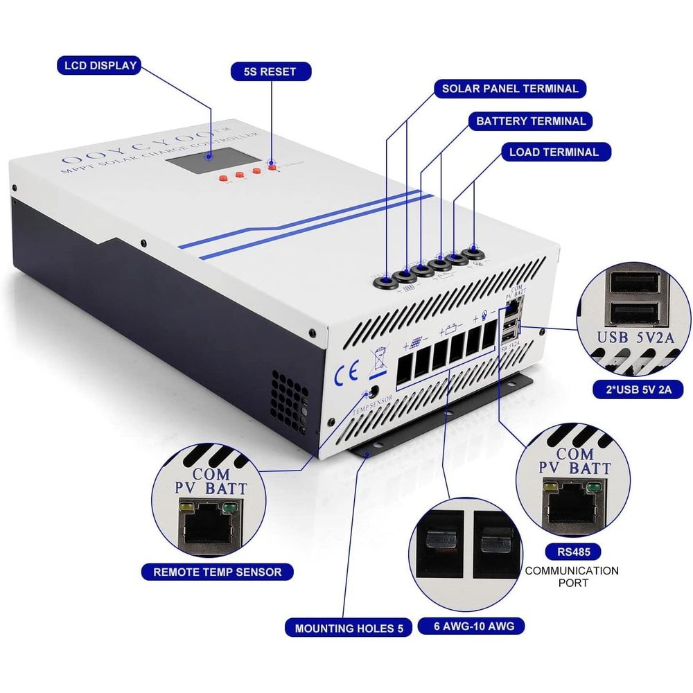Controlador de Carga Solar MPP - Charge Controller Solar reseña y precio